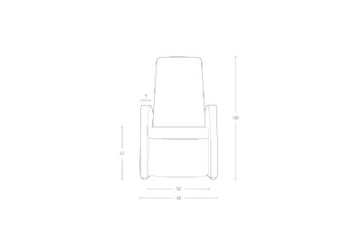 Dimensoes do produto poltrona reclinvel compac